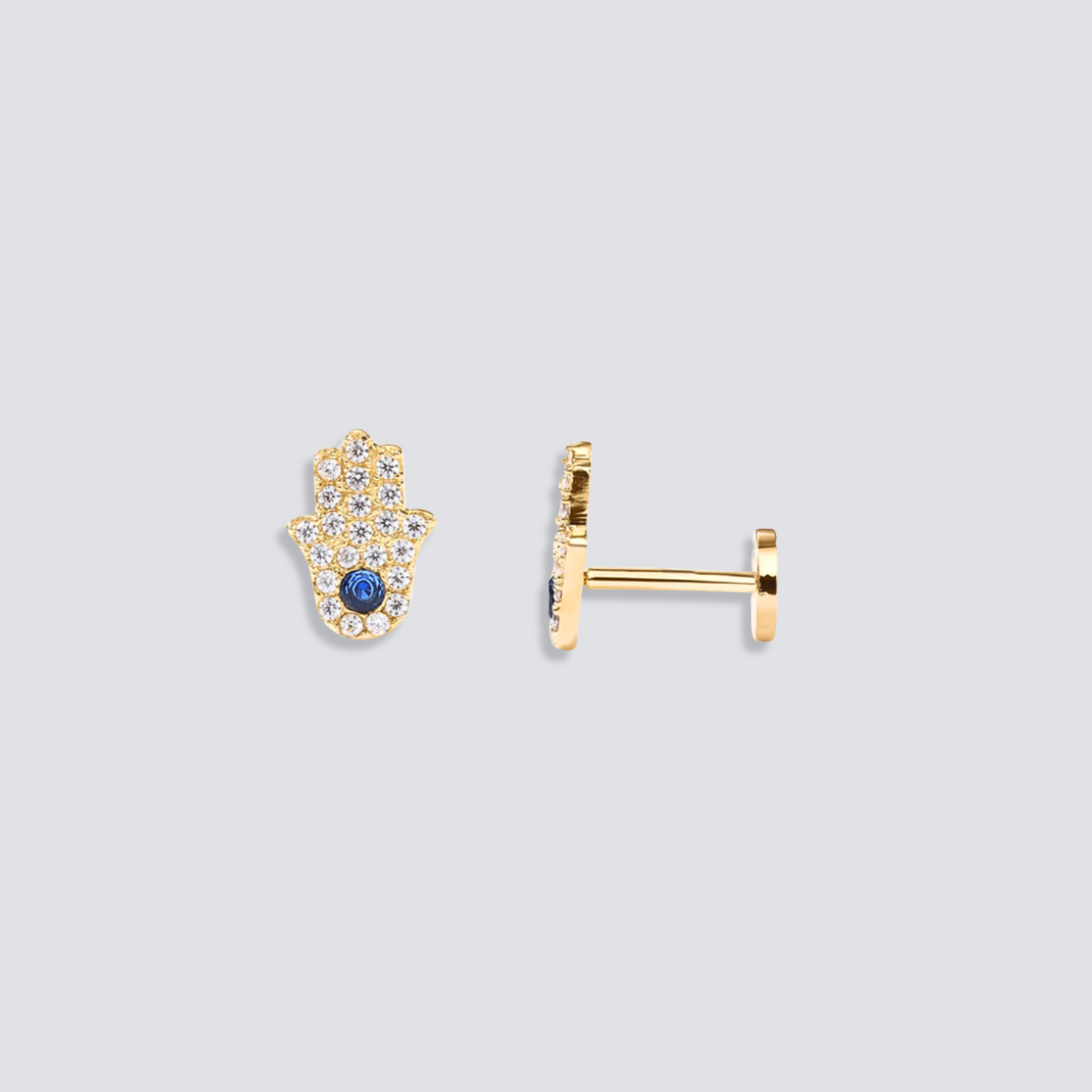 HAMSA EARRINGS | GOLD