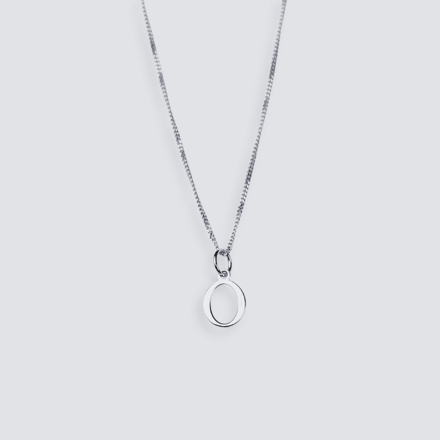 925 SILVER LETTER INITIAL NECKLACE