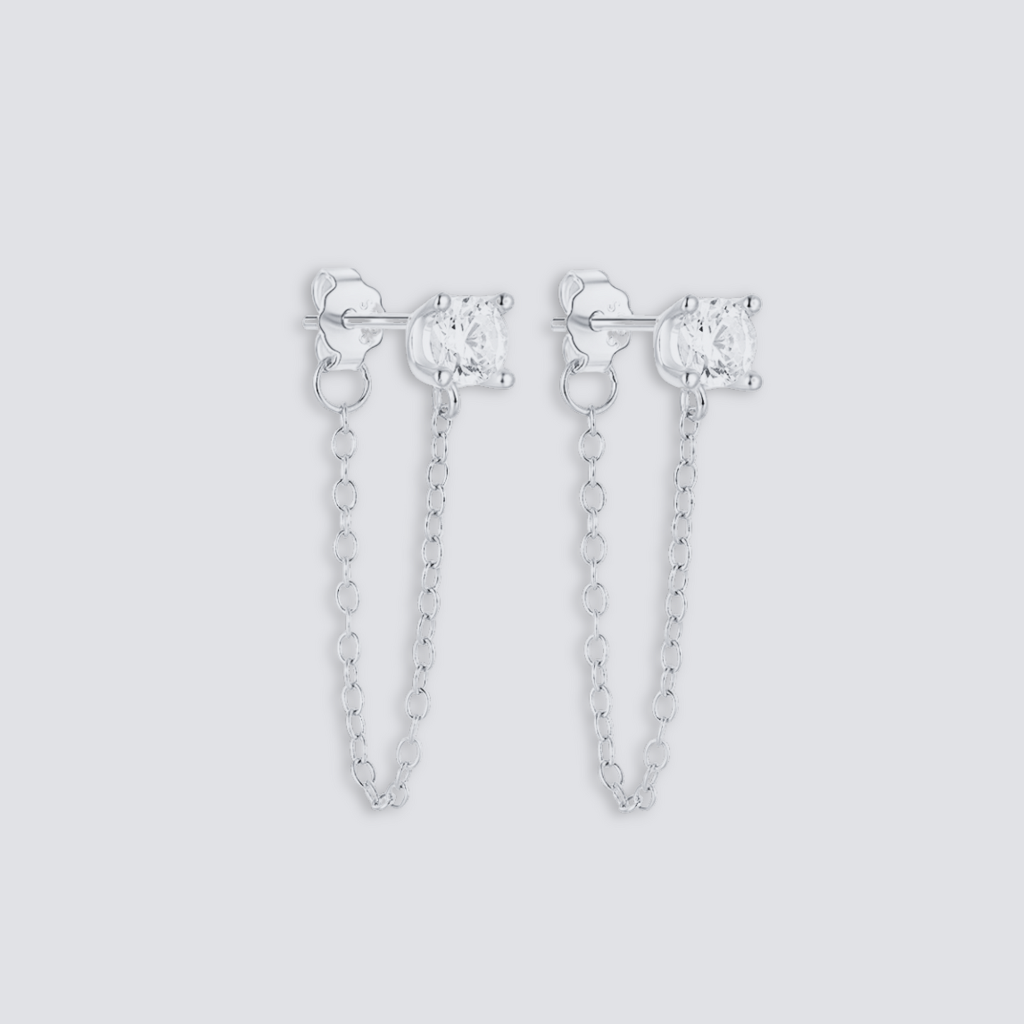 IZZY STUD EARRINGS | SILVER