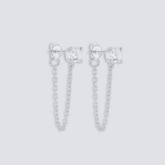 IZZY STUD EARRINGS | SILVER