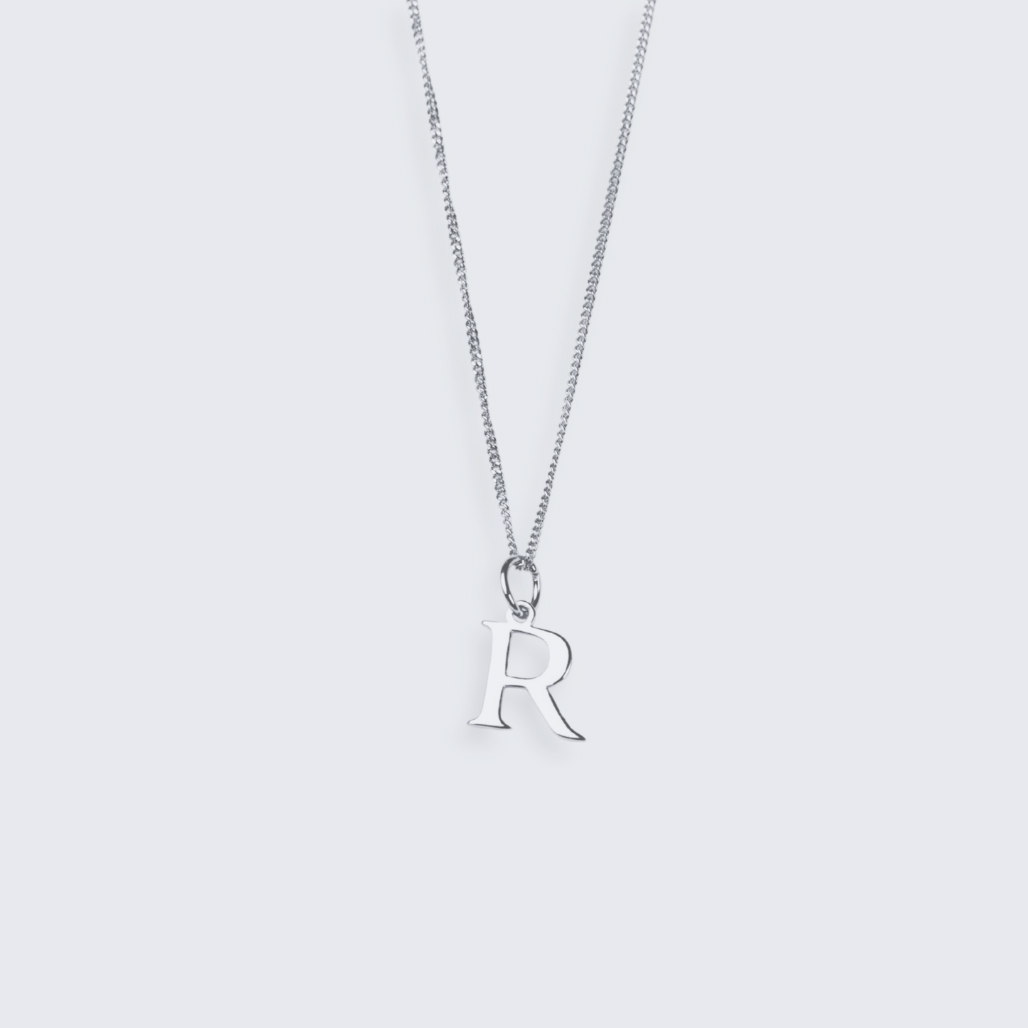 925 SILVER LETTER INITIAL NECKLACE