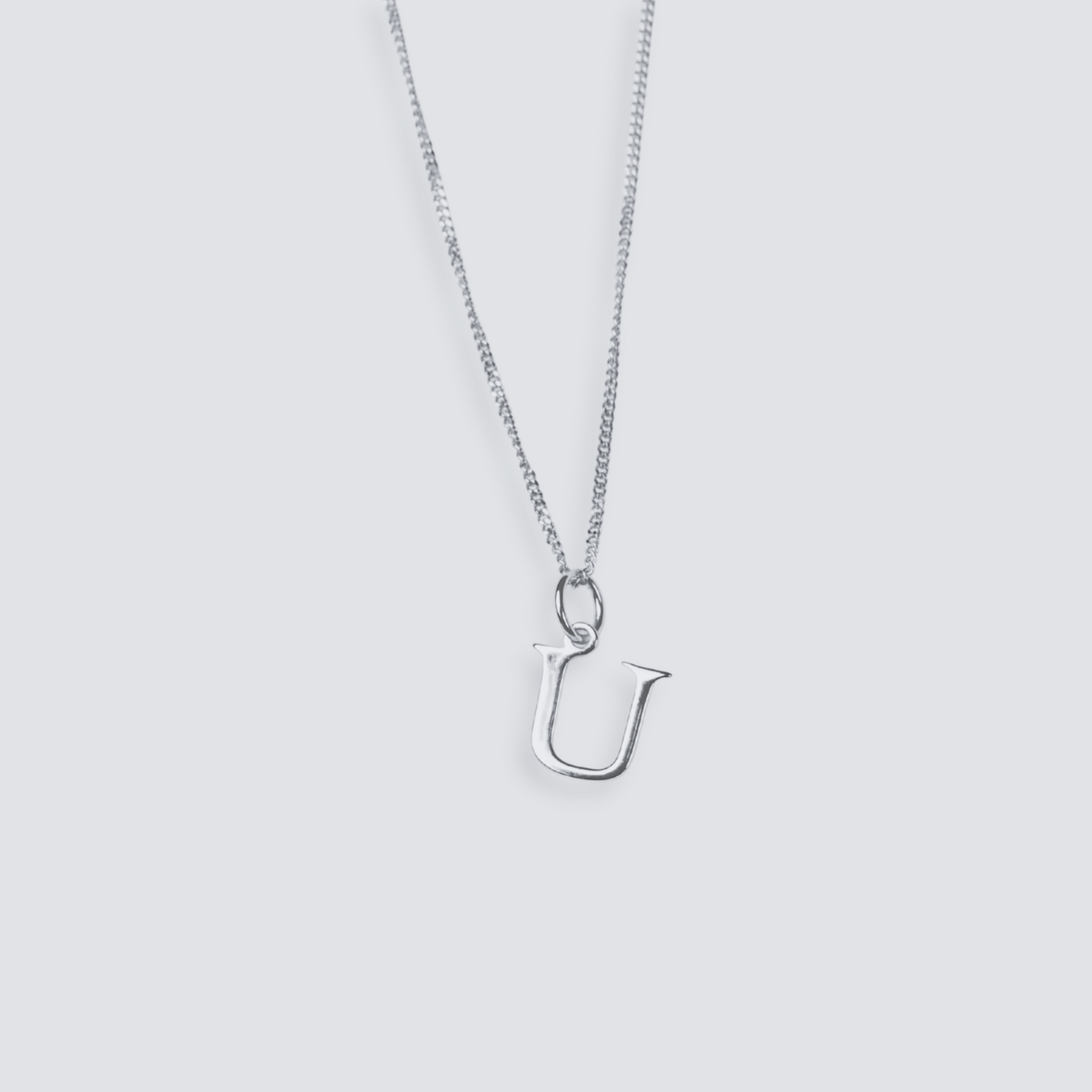 925 SILVER LETTER INITIAL NECKLACE