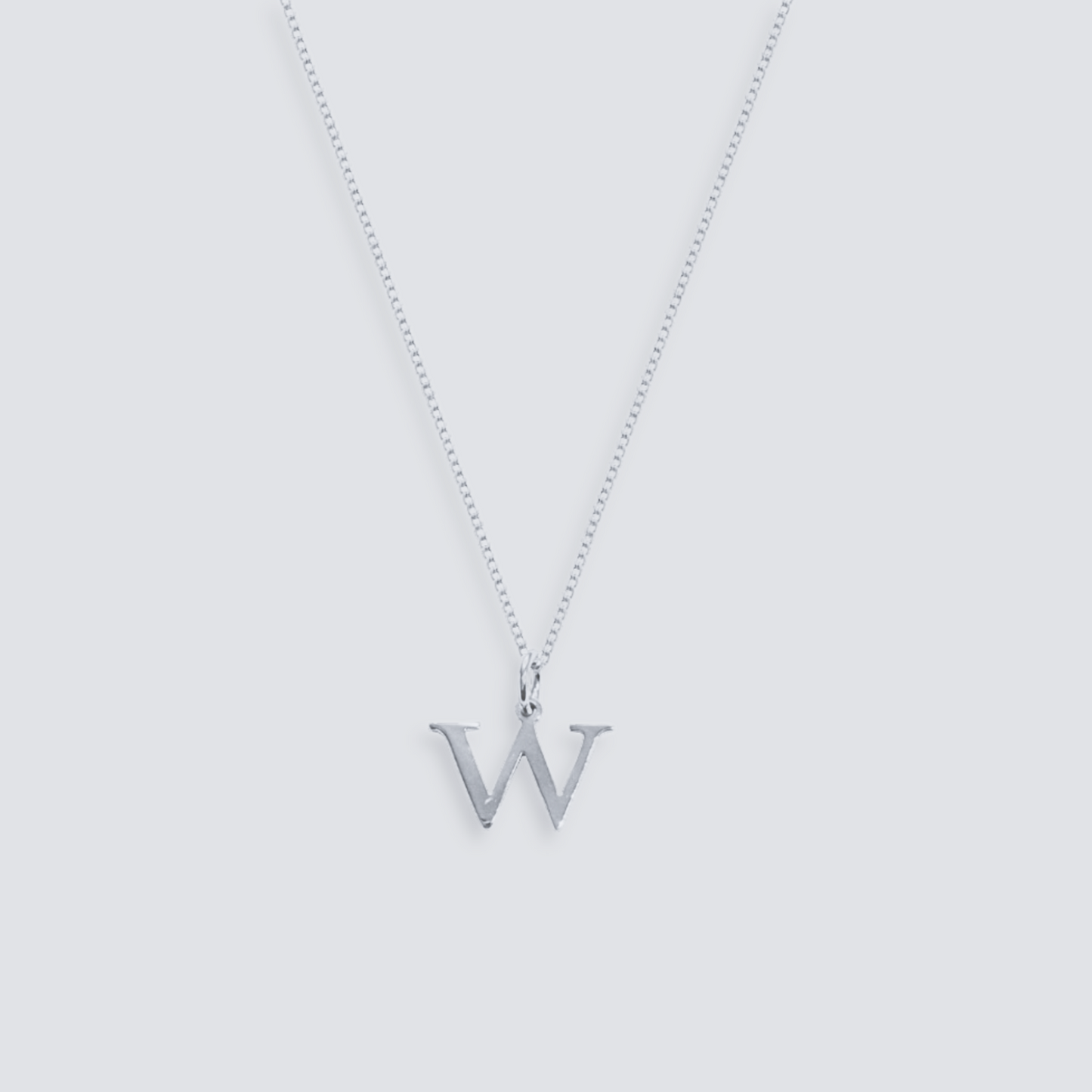 925 SILVER LETTER INITIAL NECKLACE