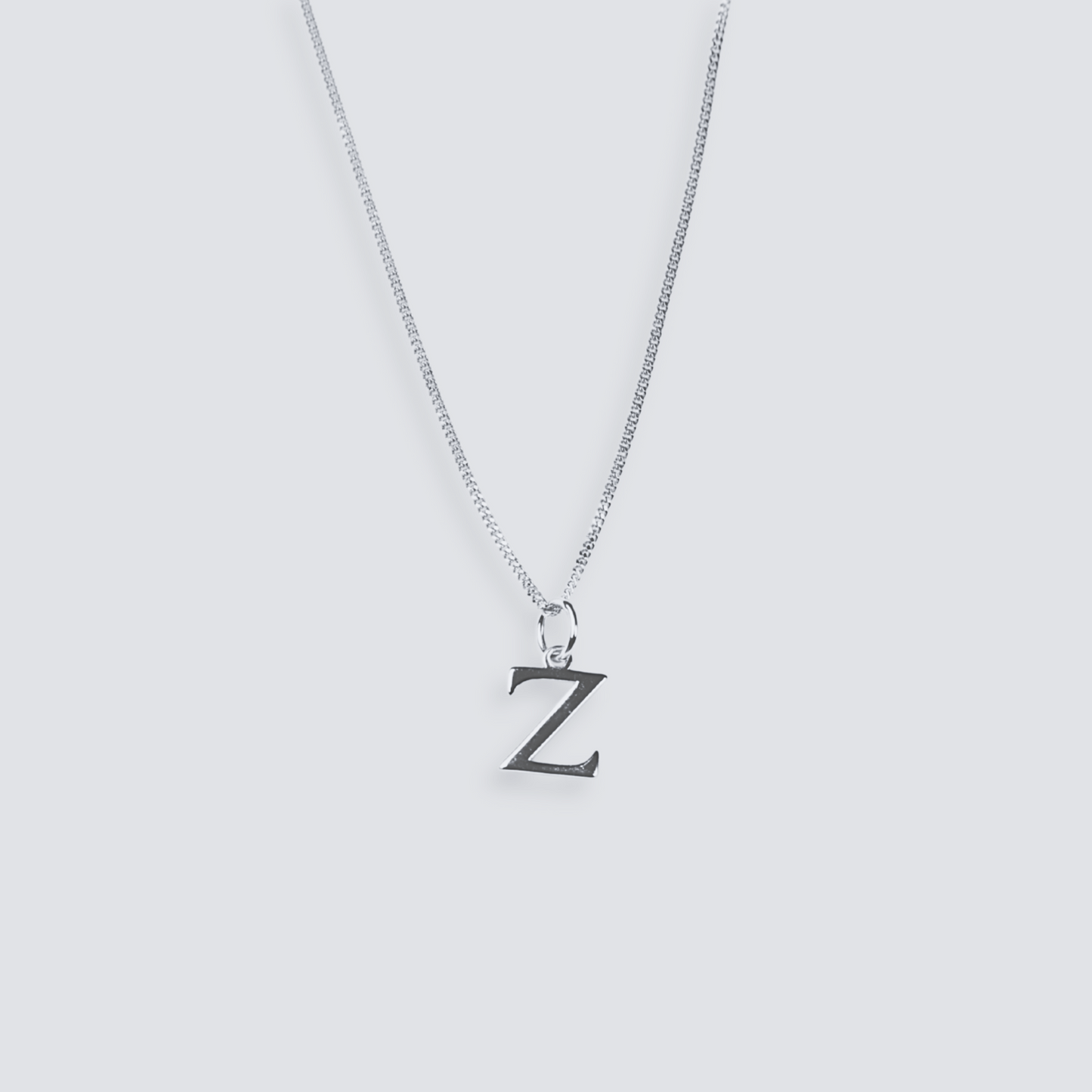 925 SILVER LETTER INITIAL NECKLACE