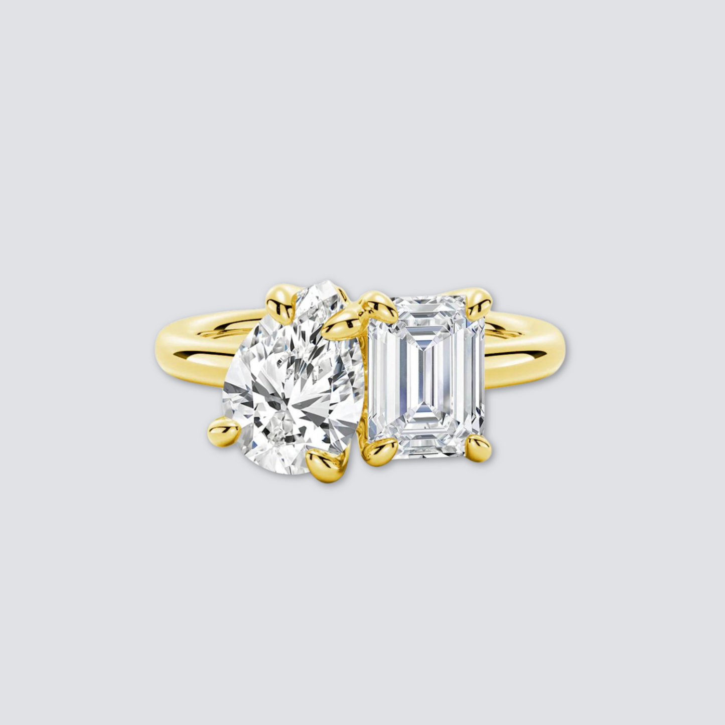 DUAL DIAMOND RING | GOLD