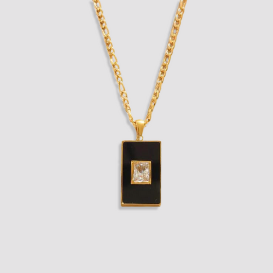 LILLIAN NECKLACE | BLACK ONYX