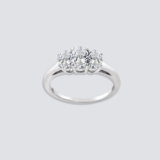 SIGNATURE OVAL TRIO RING