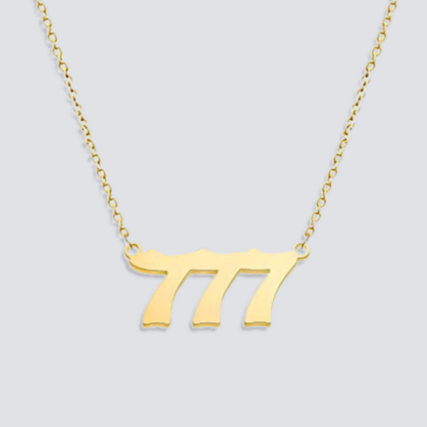 14K GOLD ANGEL NUMBER NECKLACE