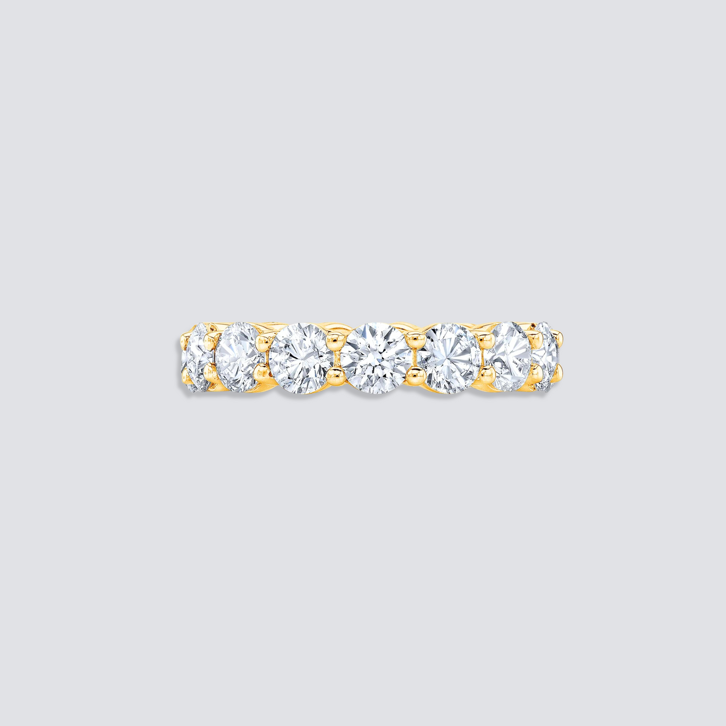 SIGNATURE ROUND ETERNITY BAND RING | GOLD