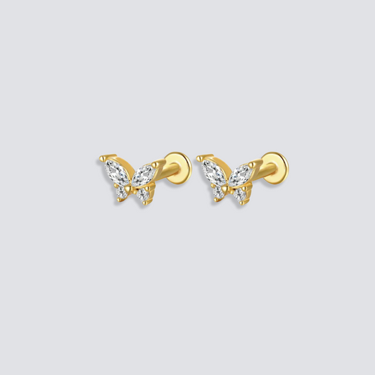 BUTTERFLY EARRINGS | GOLD