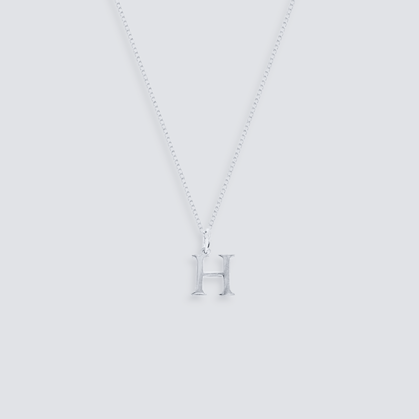 925 SILVER LETTER INITIAL NECKLACE