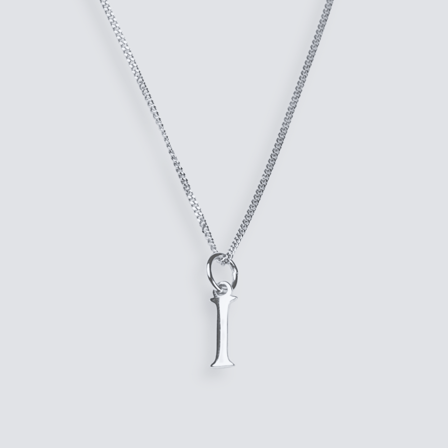 925 SILVER LETTER INITIAL NECKLACE