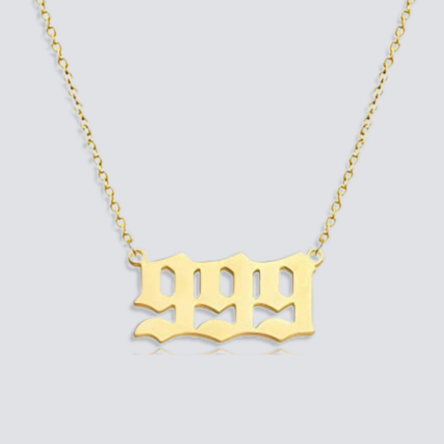 14K GOLD ANGEL NUMBER NECKLACE