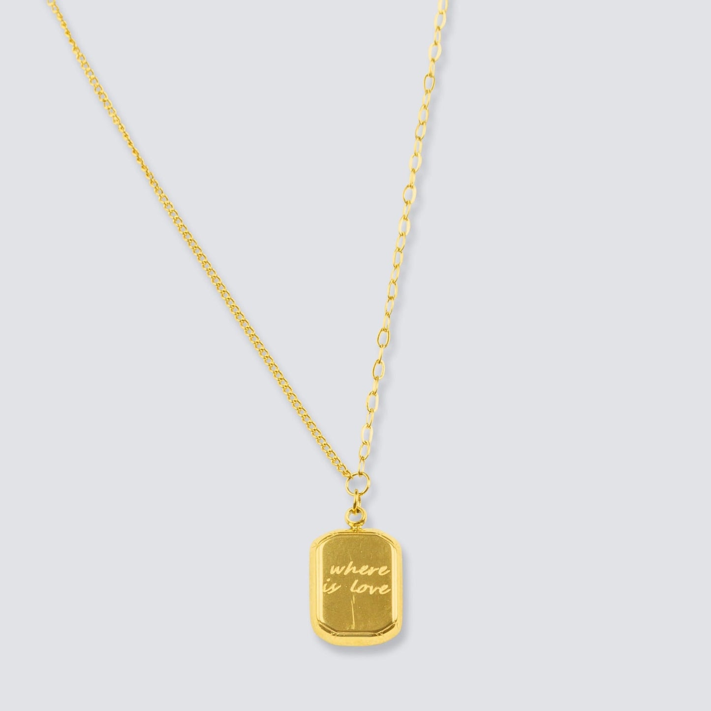 WHERE IS LOVE NECKLACE