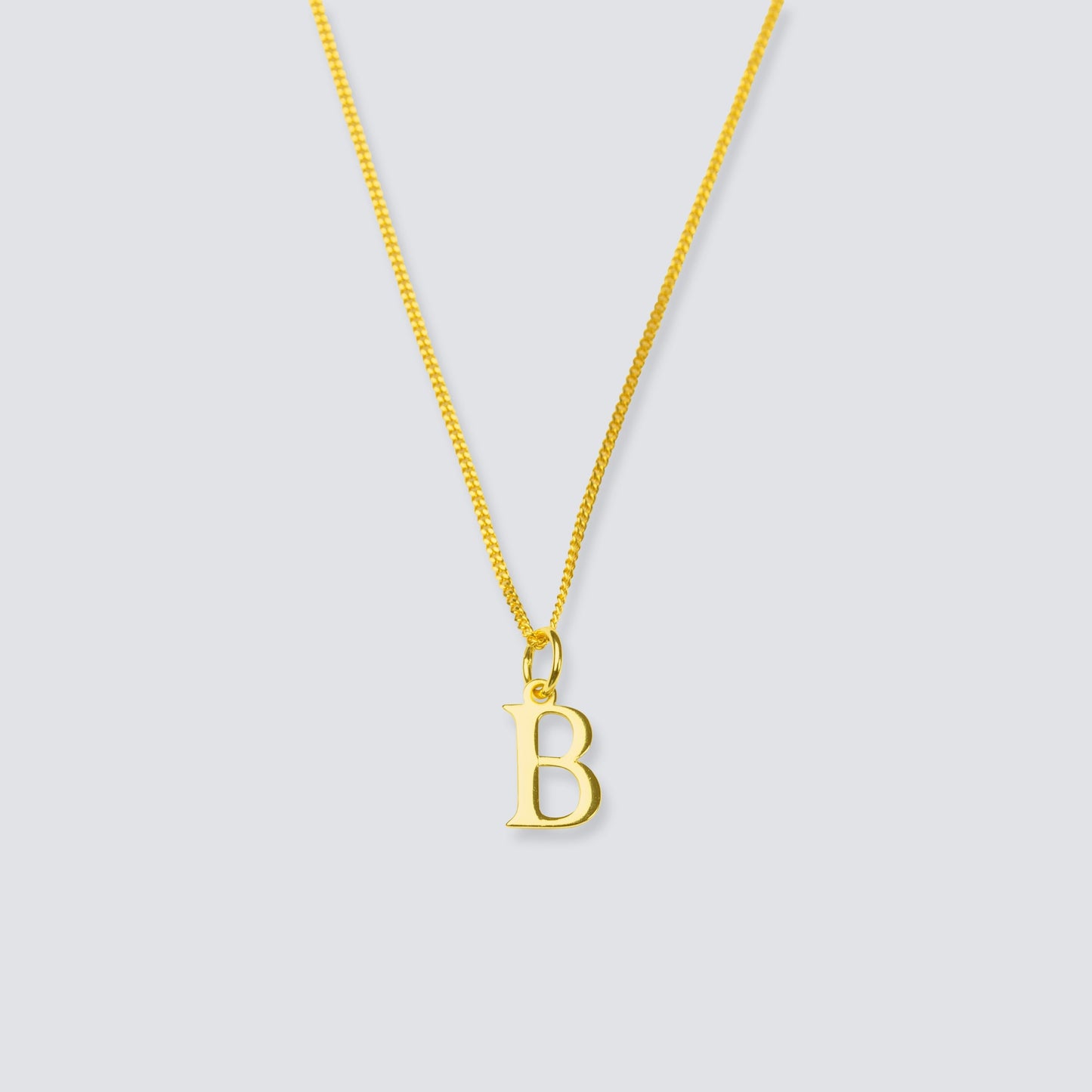 14K GOLD LETTER INITIAL NECKLACE