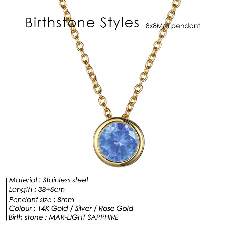 Birthstone Necklace