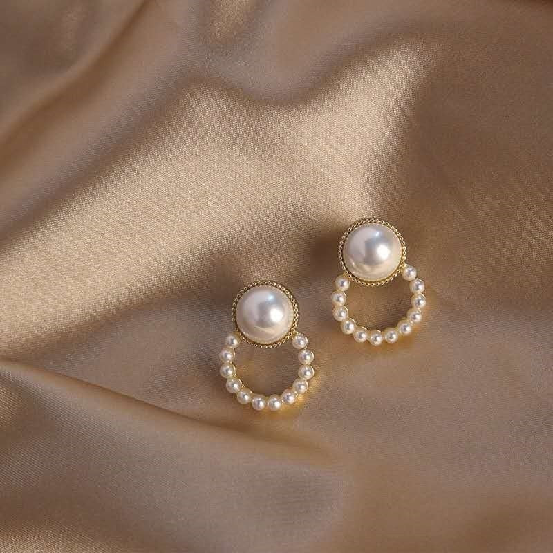 Vintage Matte Drop Earrings