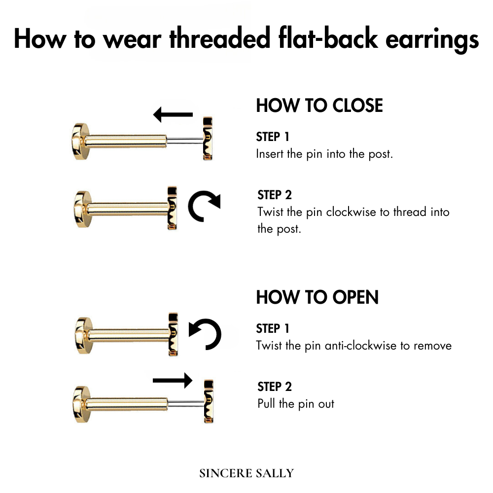 BAR EARRINGS | GOLD