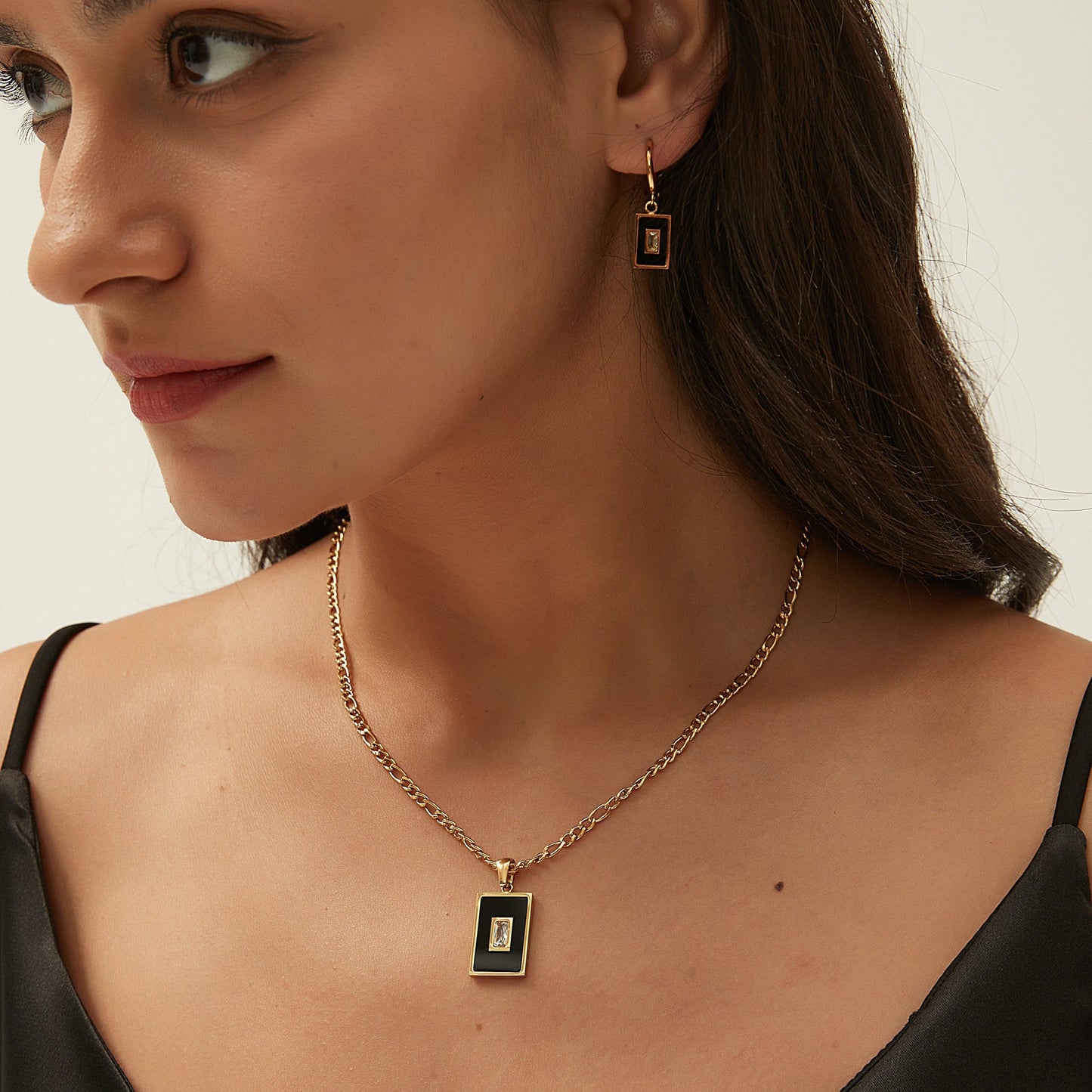 LILLIAN NECKLACE | BLACK ONYX