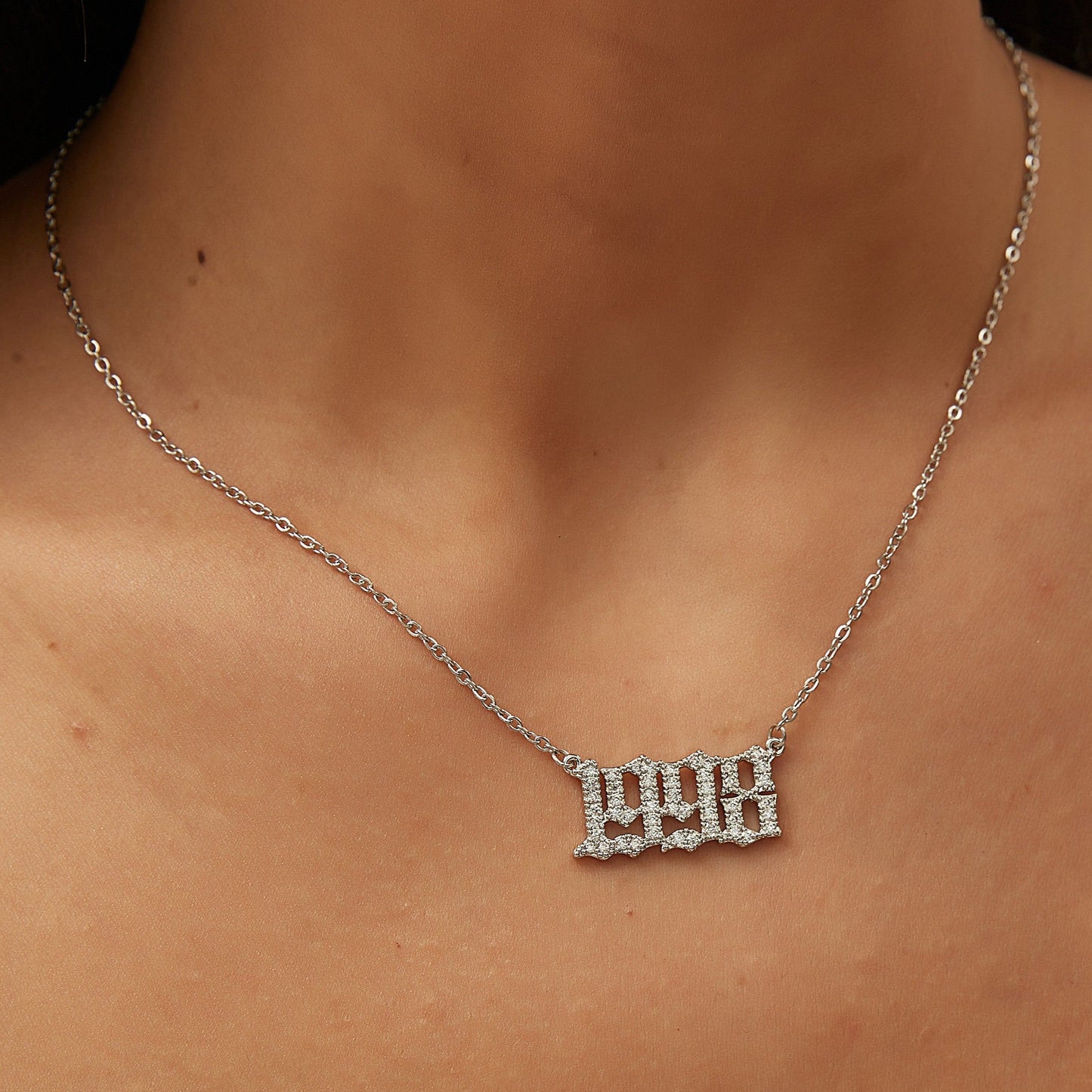 BIRTH YEAR NECKLACE | SILVER