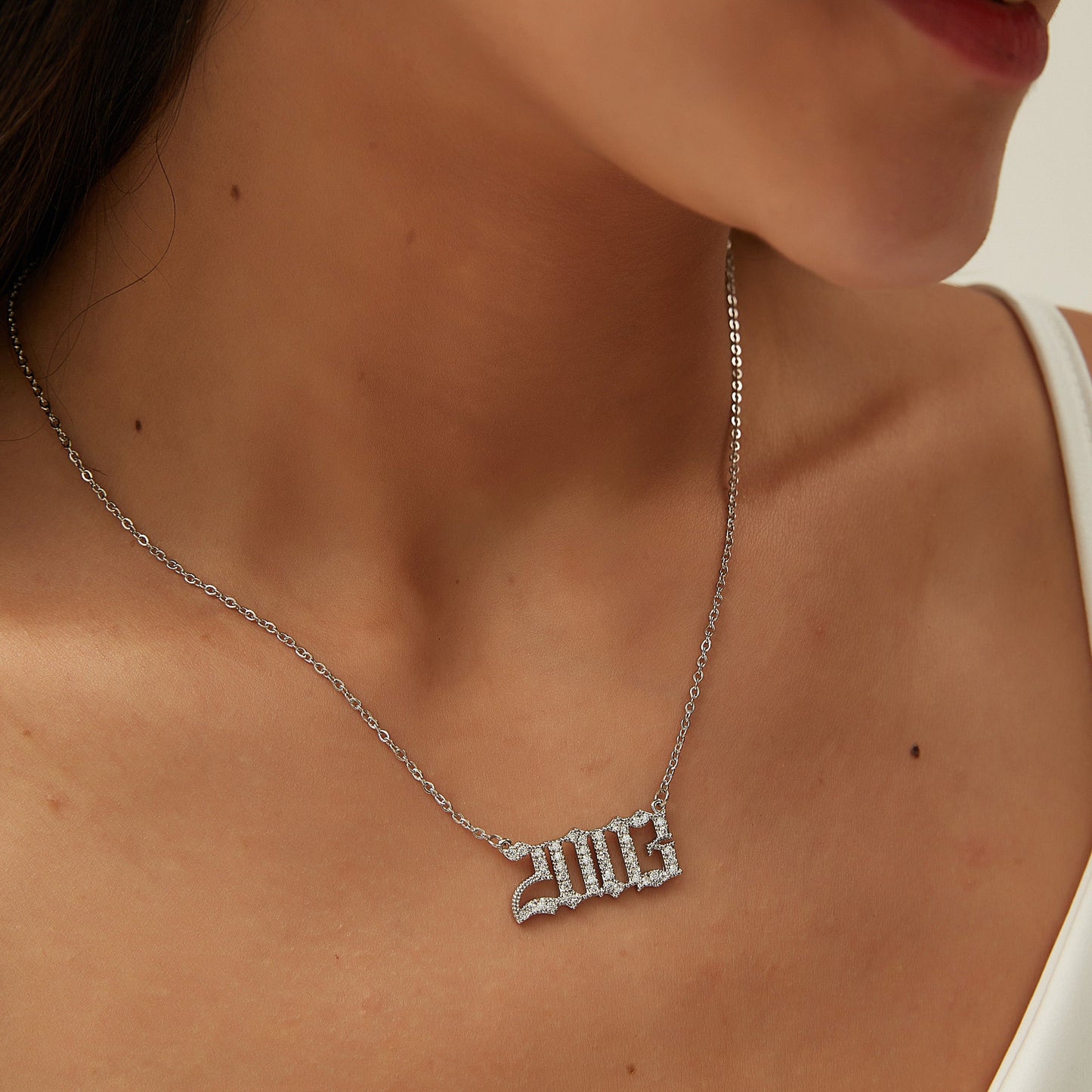 BIRTH YEAR NECKLACE | SILVER