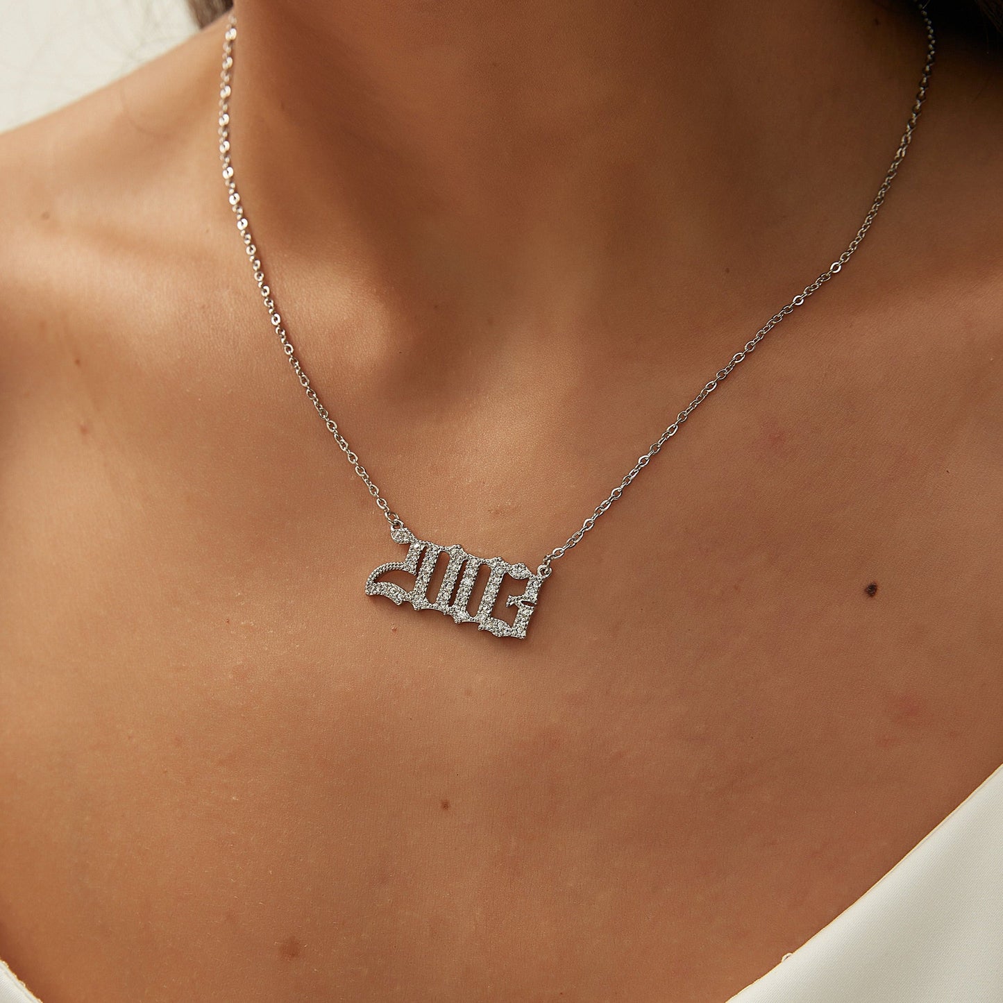 BIRTH YEAR NECKLACE | SILVER