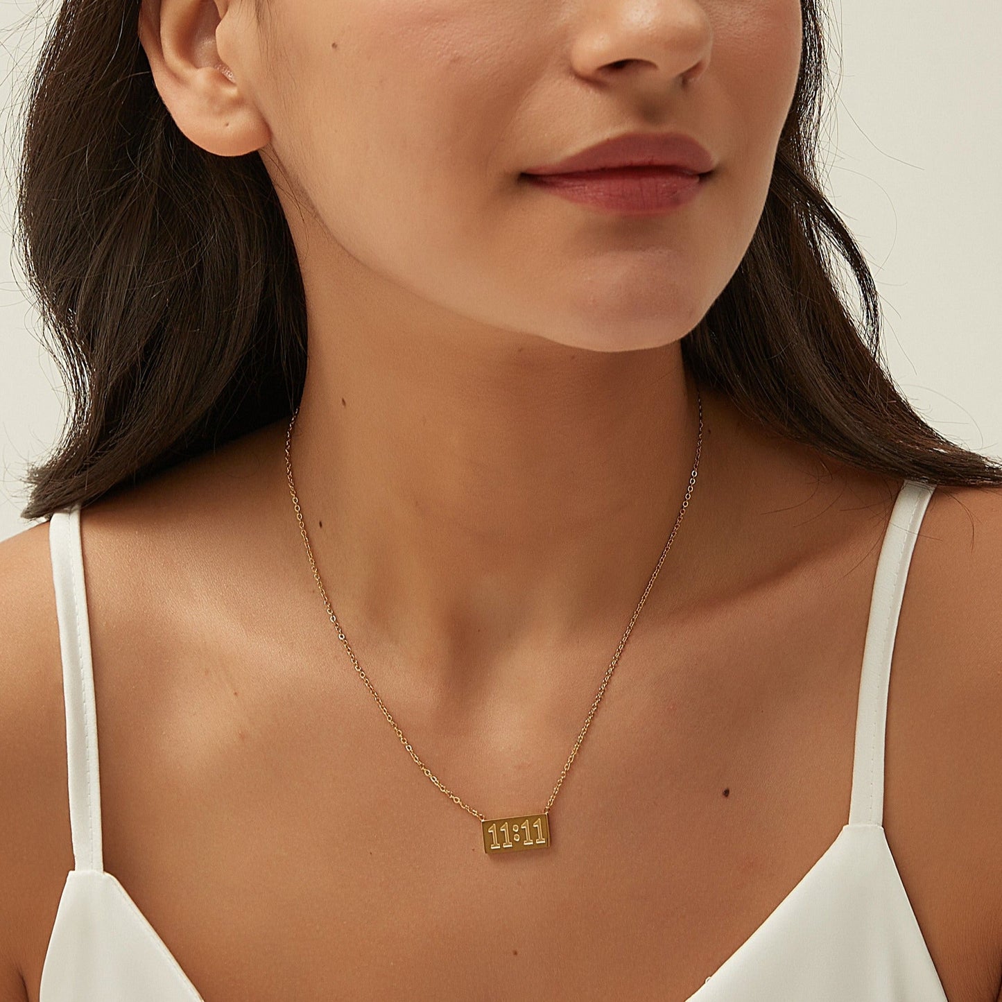 14K GOLD 11:11 NECKLACE