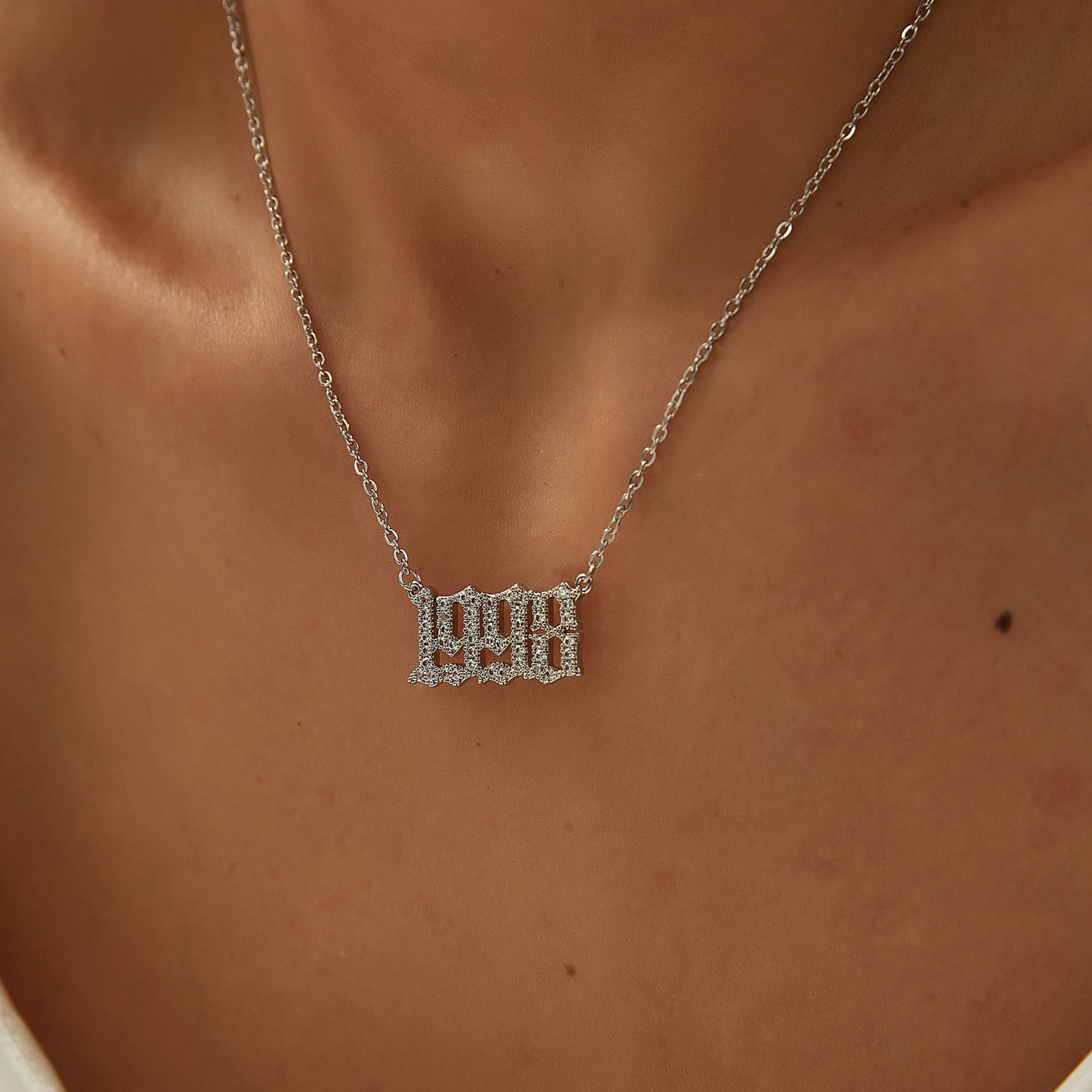 BIRTH YEAR NECKLACE | SILVER