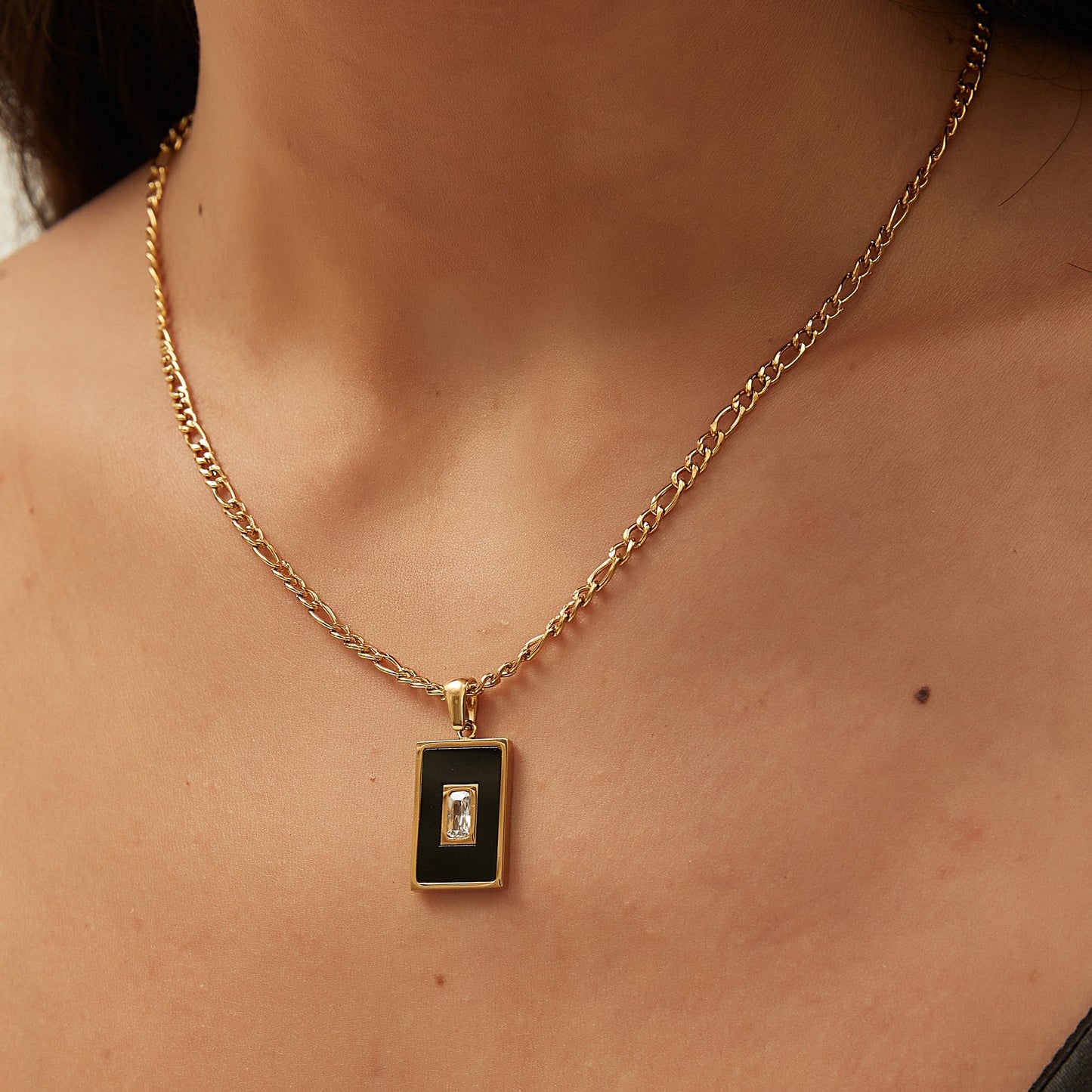 LILLIAN NECKLACE | BLACK ONYX