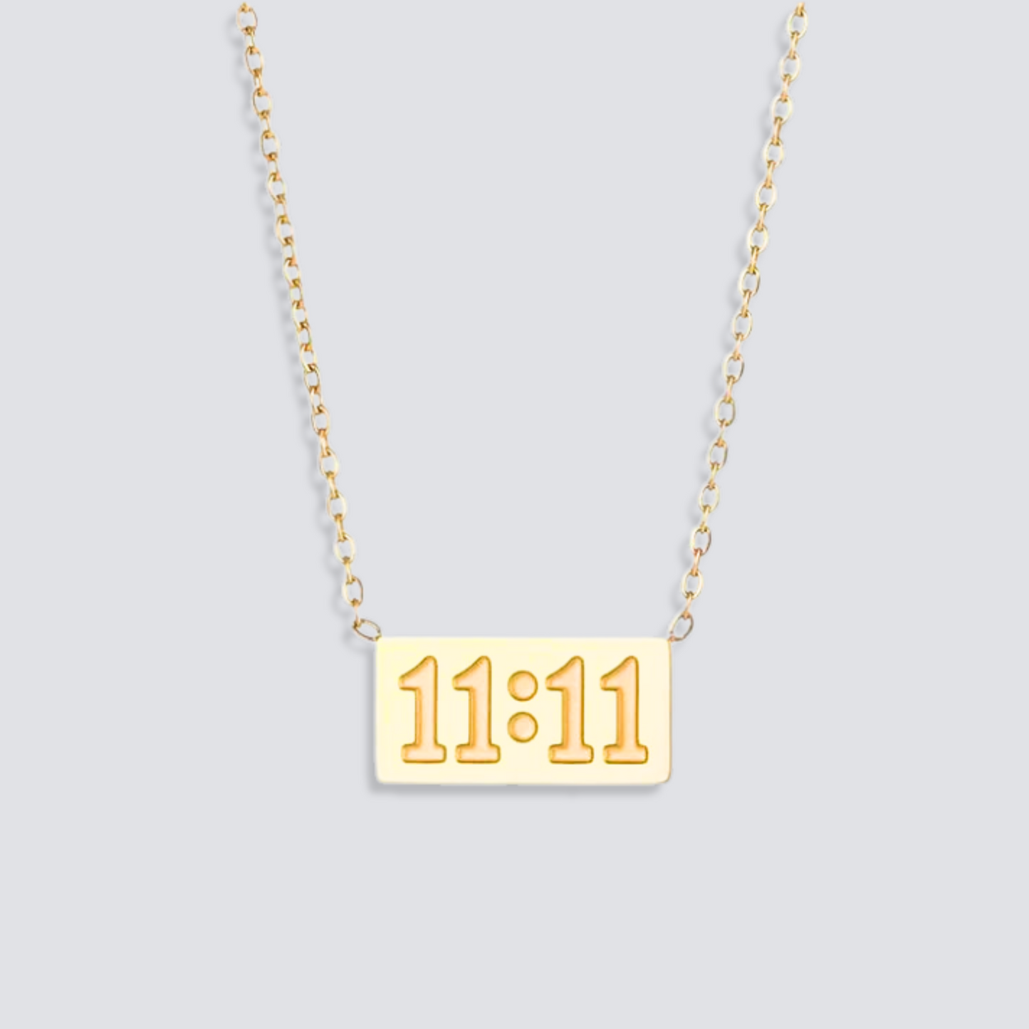 14K GOLD 11:11 NECKLACE