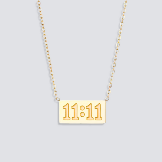 14K GOLD 11:11 NECKLACE