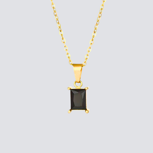 LAVINIA NECKLACE | BLACK ONYX