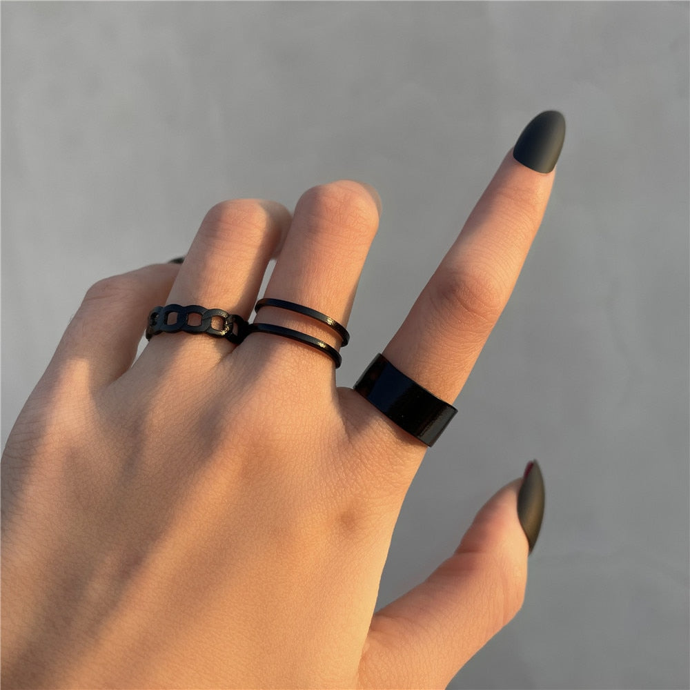 7pcs Fashion Rings Set