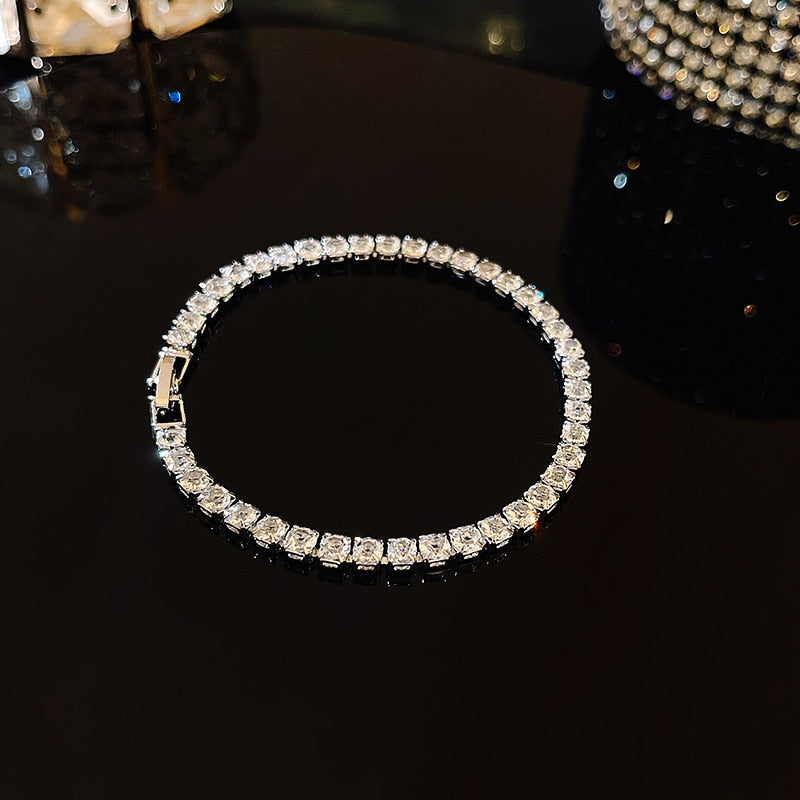 Full Rhinestone Stainless Steel Bracelet