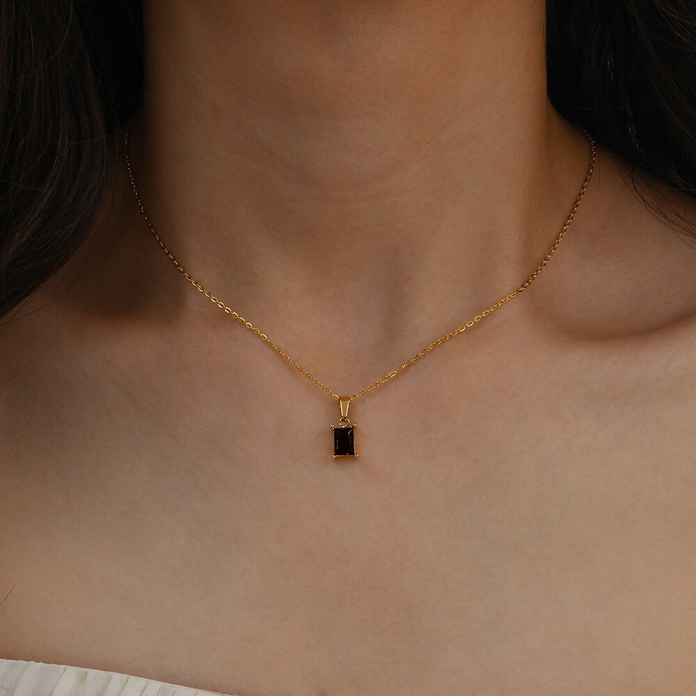 LAVINIA NECKLACE | BLACK ONYX