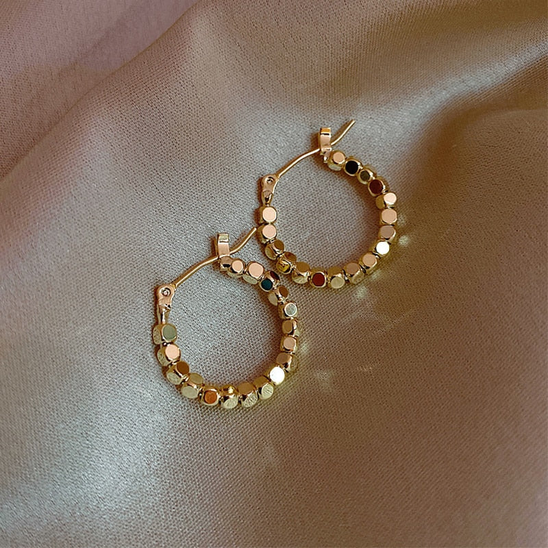 Vintage Matte Drop Earrings