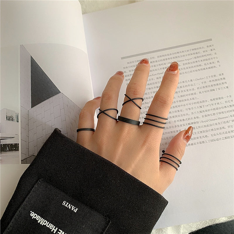 7pcs Fashion Rings Set