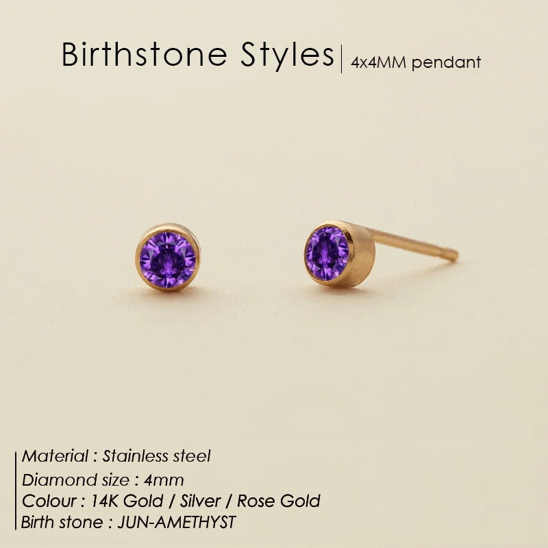 Birthstone Earrings