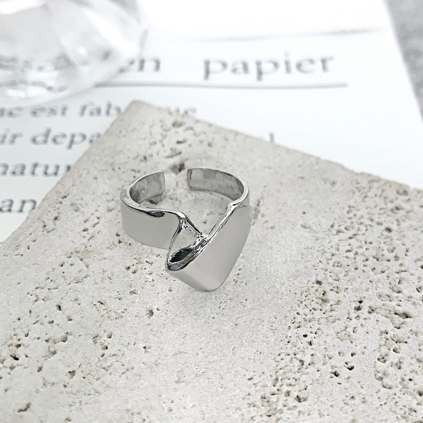 Fashion Minimalist Irregular Twined Rings