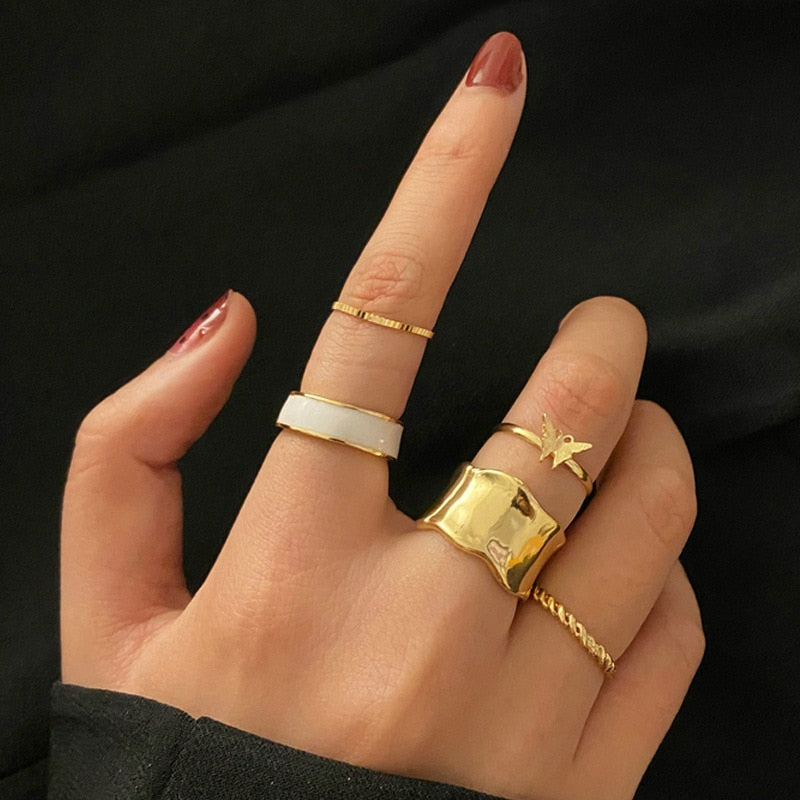 7pcs Fashion Rings Set