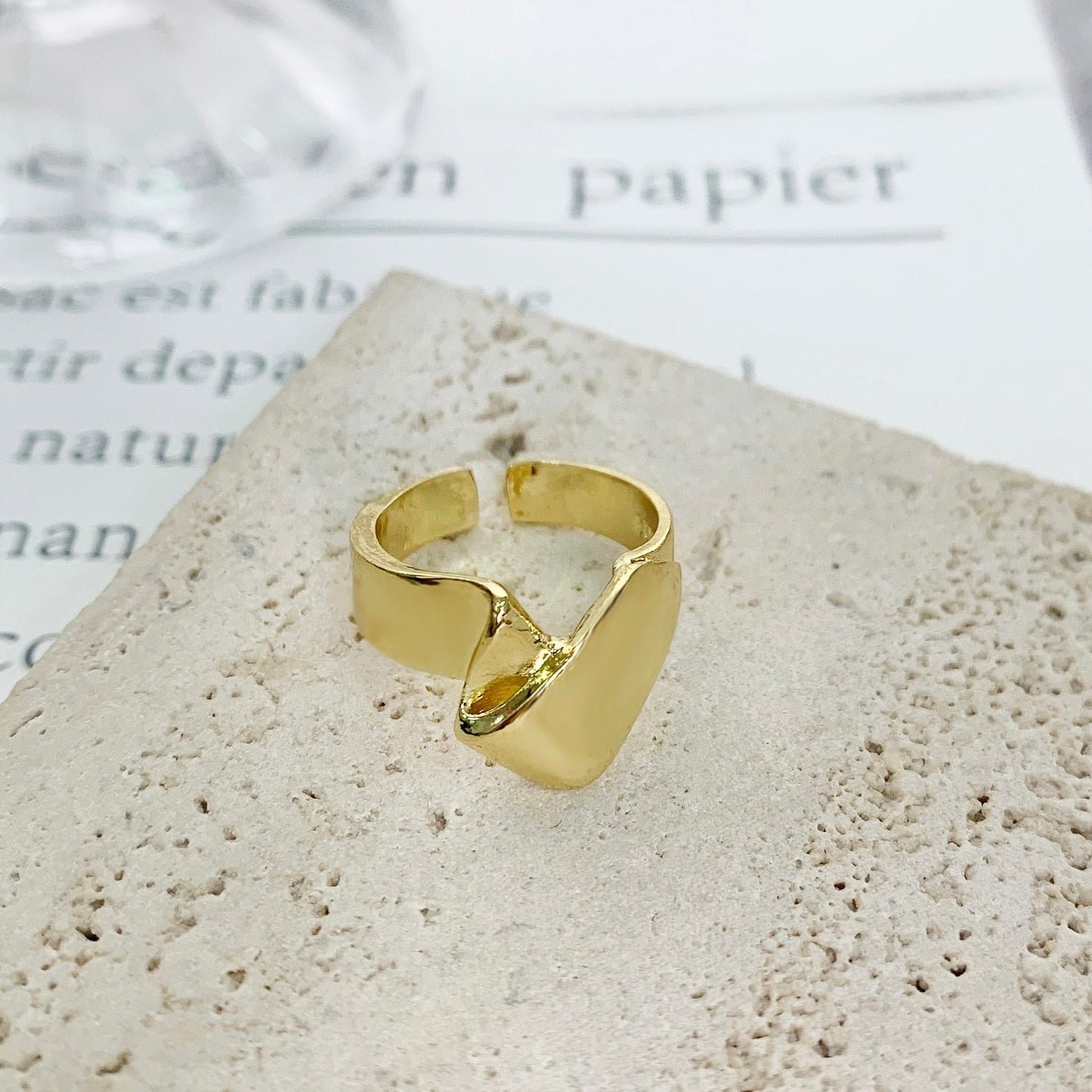 Fashion Minimalist Irregular Twined Rings