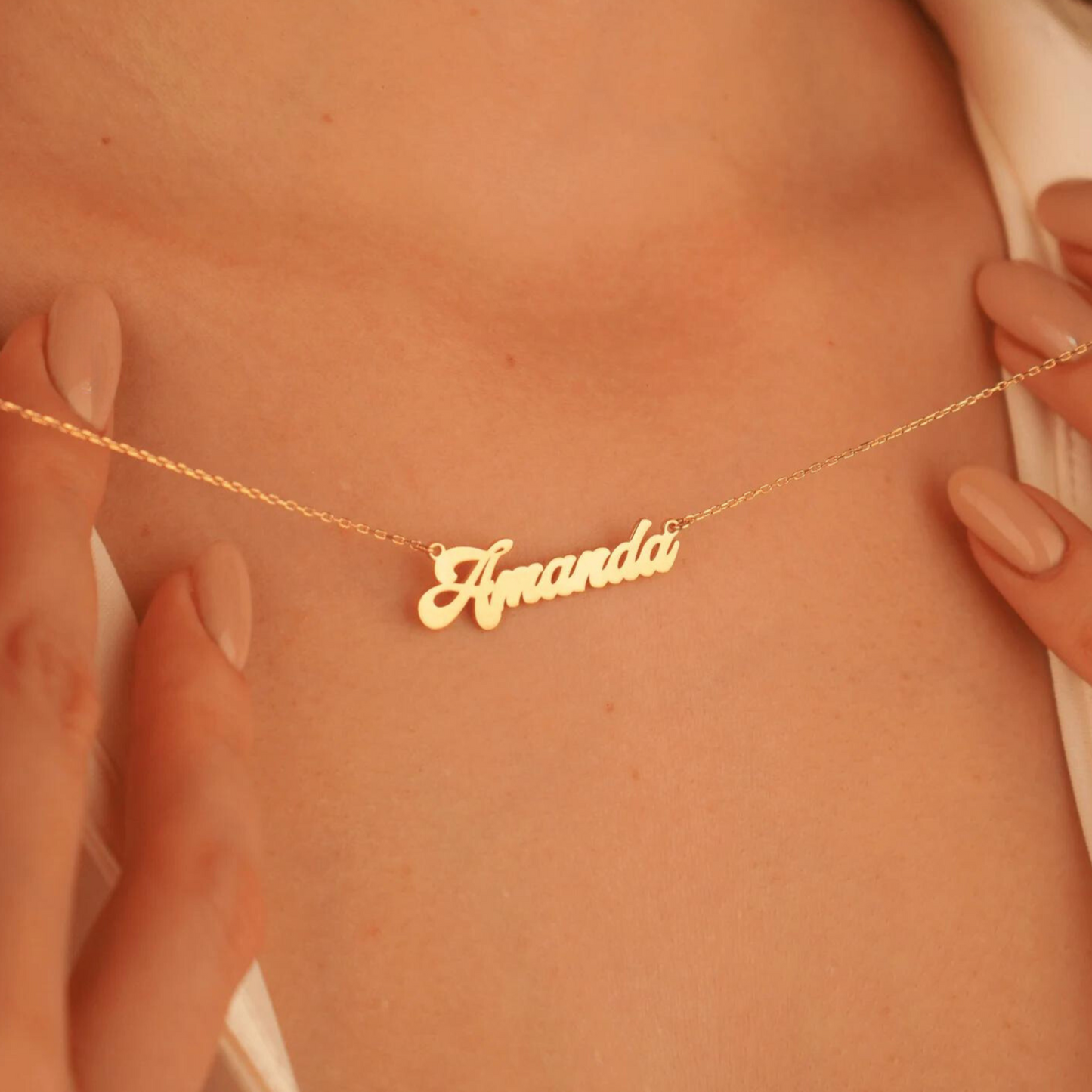 14K GOLD CUSTOM NAME NECKLACE