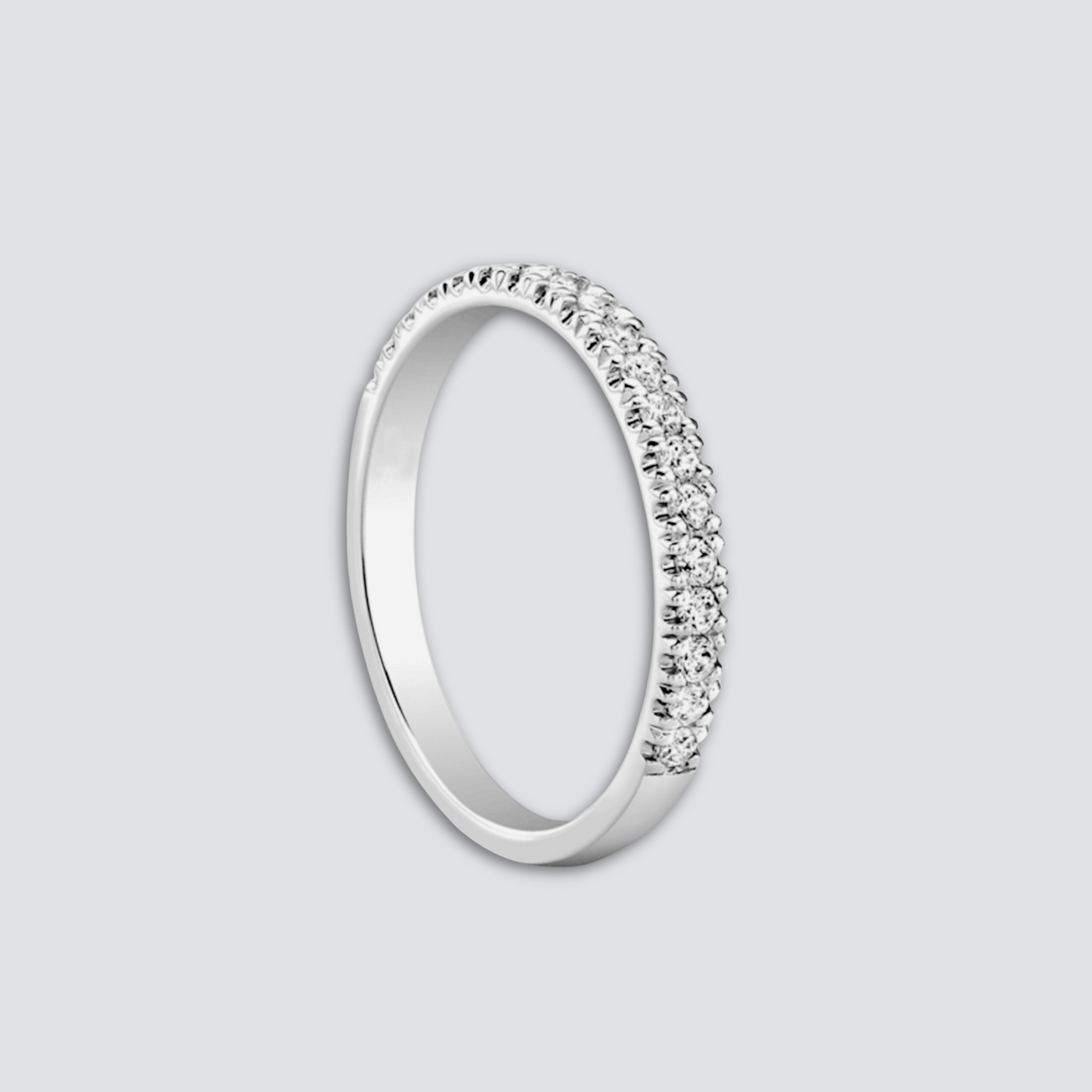 RADIANT DIAMOND BAND RING | SILVER