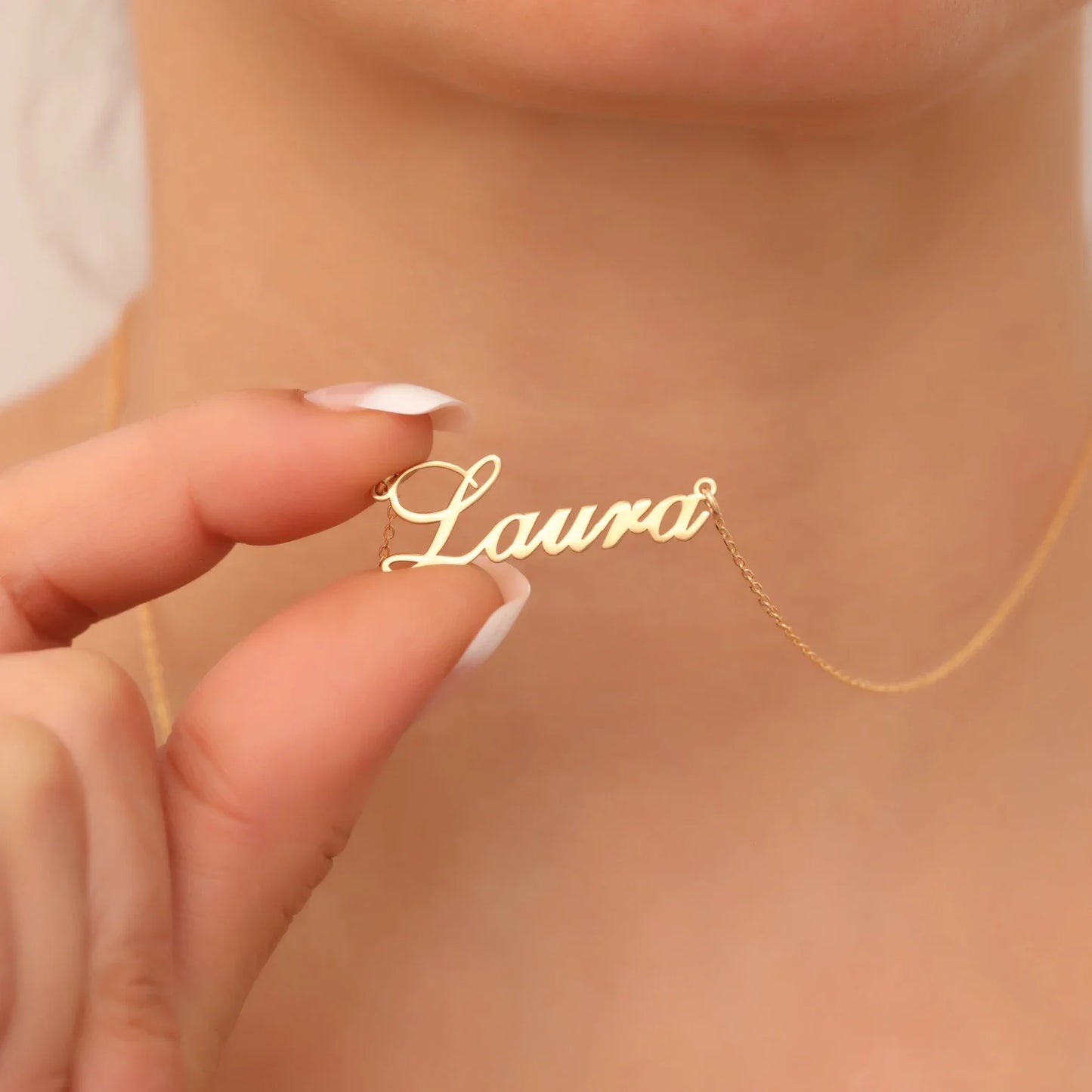 14K GOLD CUSTOM NAME NECKLACE